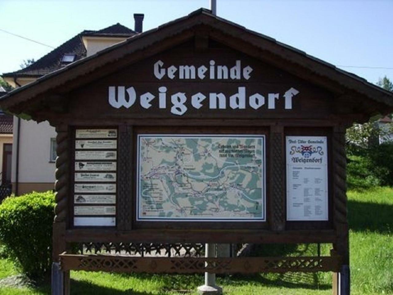 Hotel-Pension Haus Hubertus Weigendorf Exterior foto